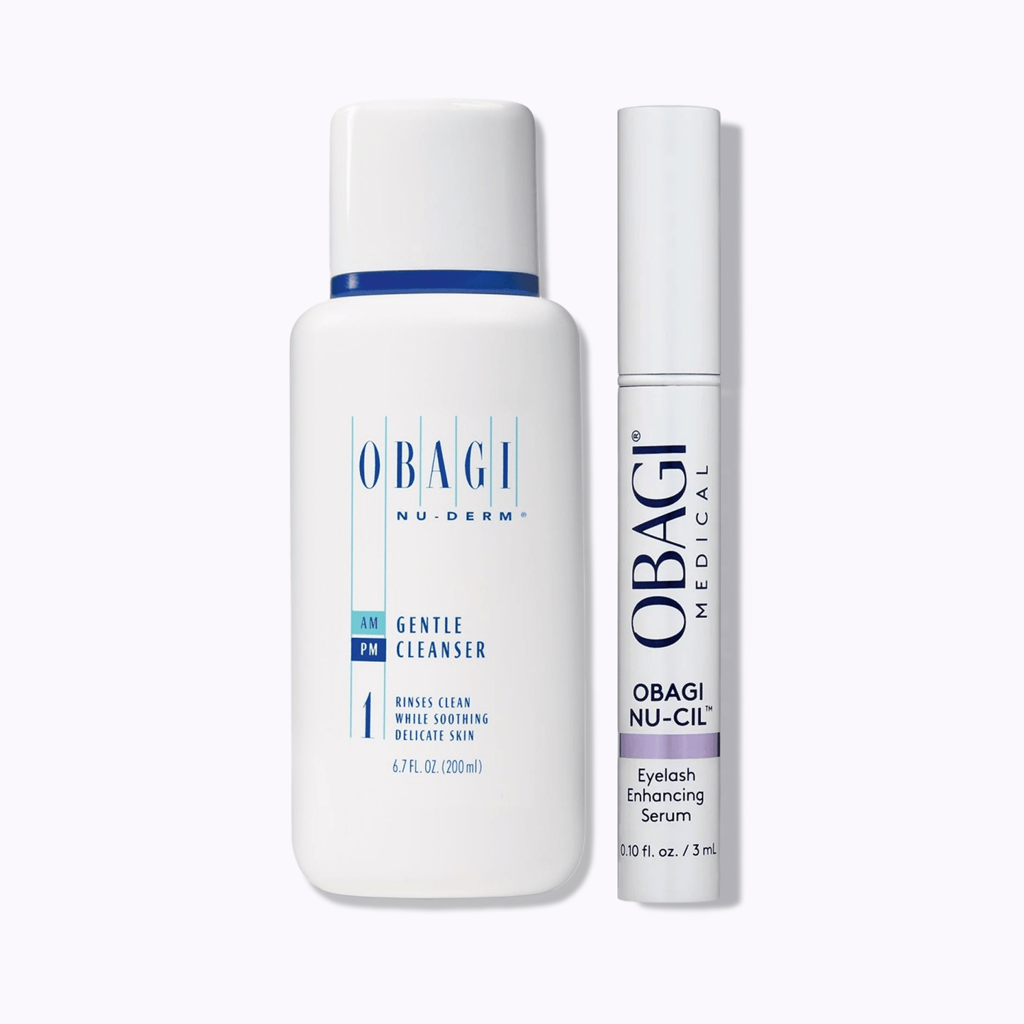 Obagi Gentle Cleanser & Nu-Cil Eyelash Serum