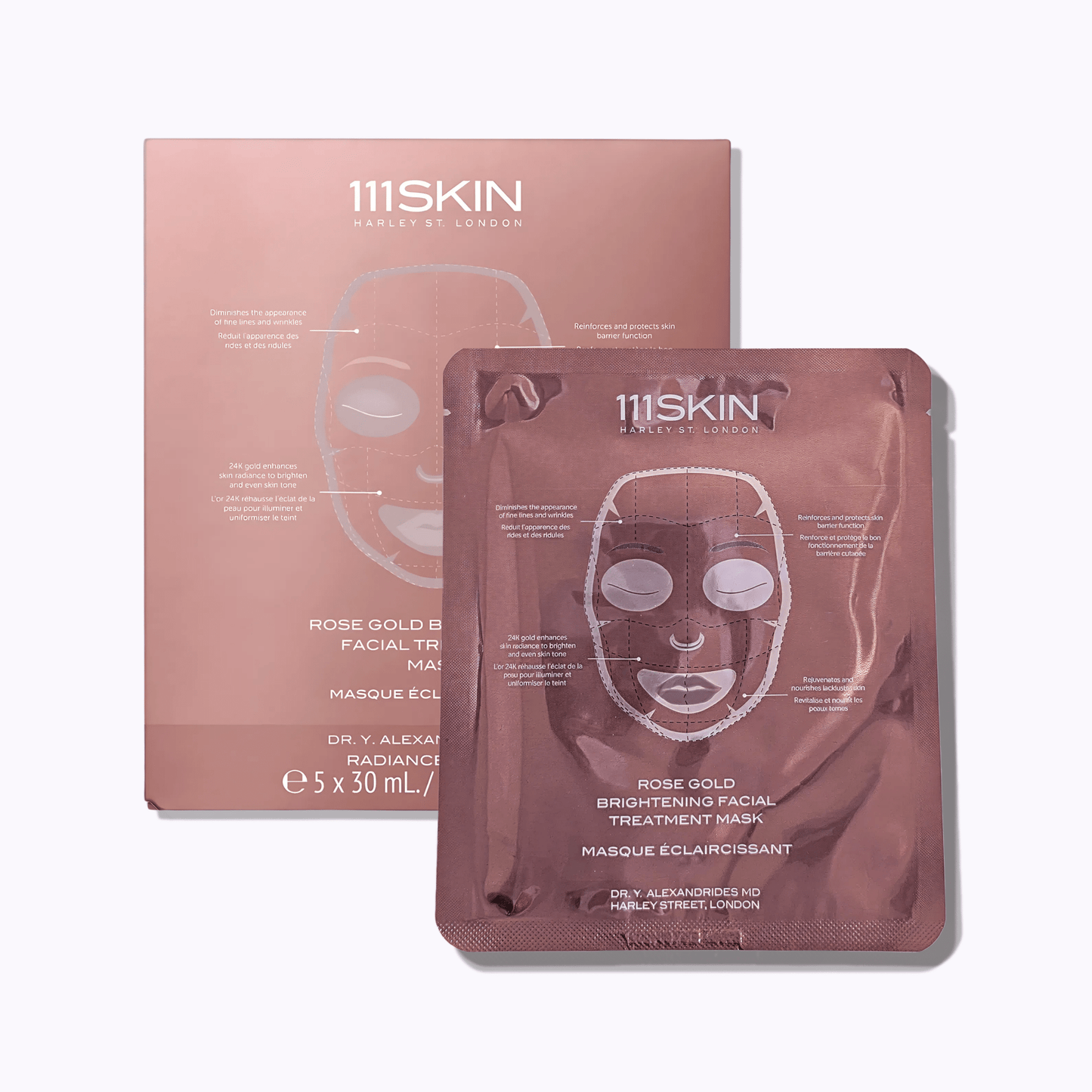 111SKIN Rose Gold Brightening Facial Treatment Mask