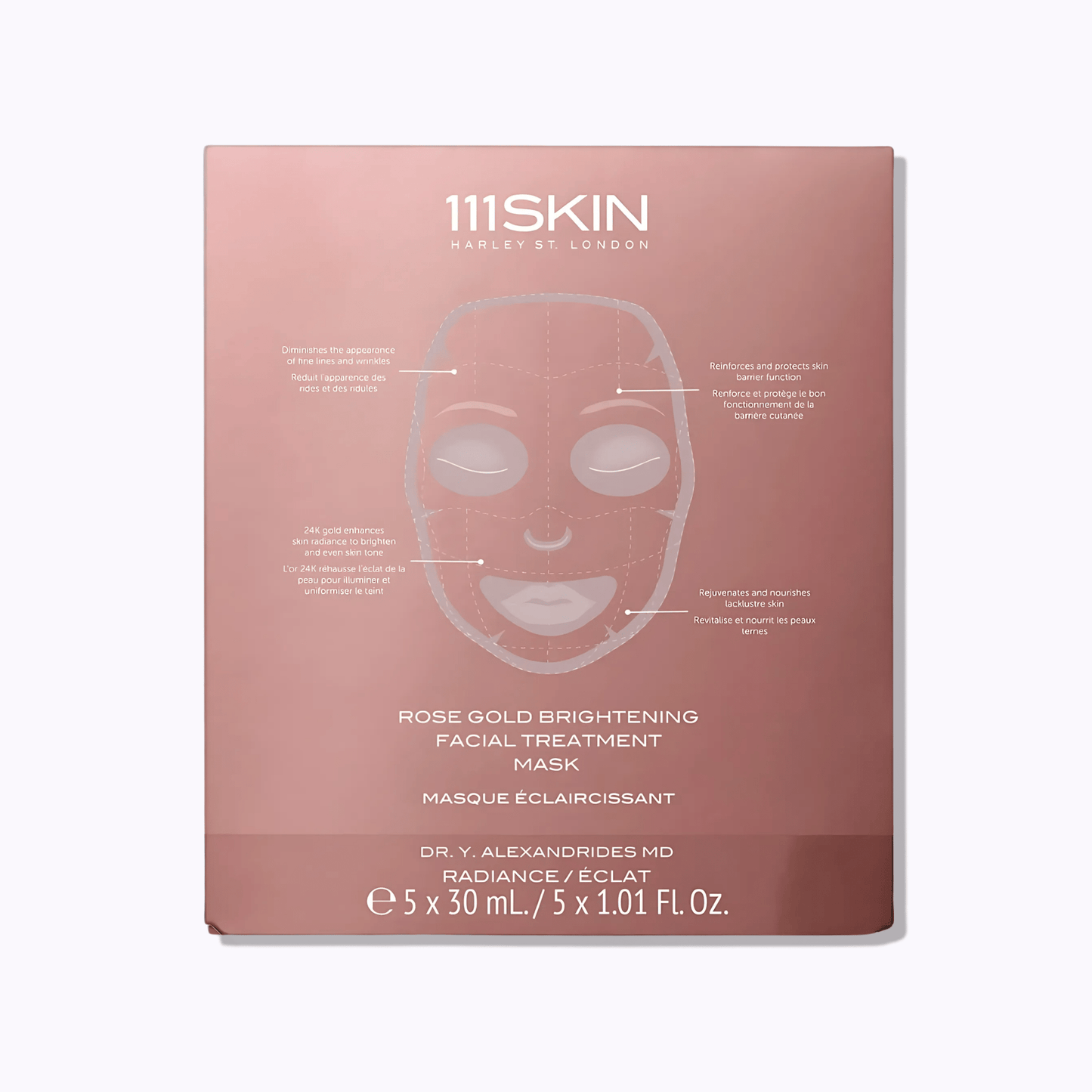 111SKIN Rose Gold Brightening Facial Treatment Mask