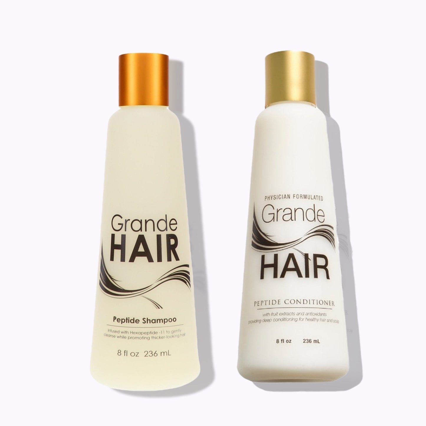Grande Cosmetics - GrandeHAIR Peptide Shampoo & Conditioner