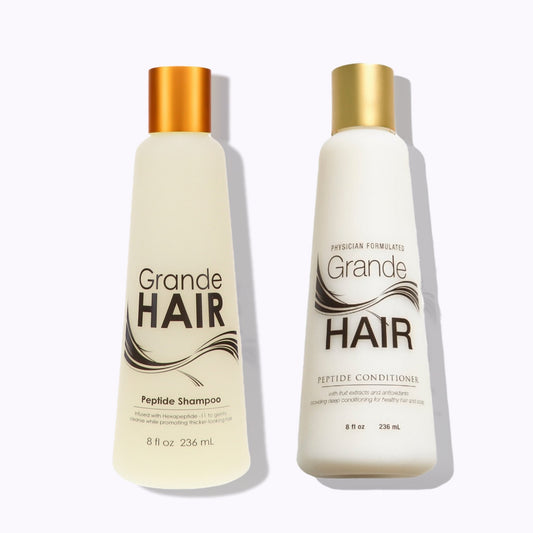 Grande Cosmetics - GrandeHAIR Peptide Shampoo & Conditioner