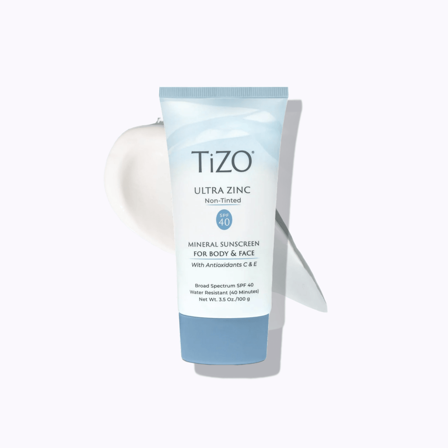 TiZO Ultra Zinc Mineral Sunscreen For Body & Face SPF 40 - Non-Tinted