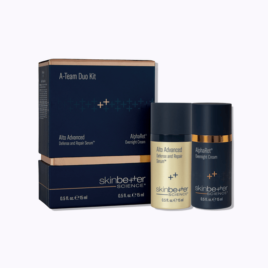 skinbetter science A-Team Duo Kit AlphaRet Overnight Cream & Alto Advanced Defense Serum